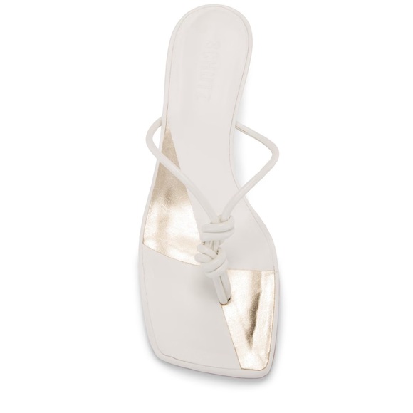 Shutz Poppy Heeled Sandal White - Picture 3 of 9